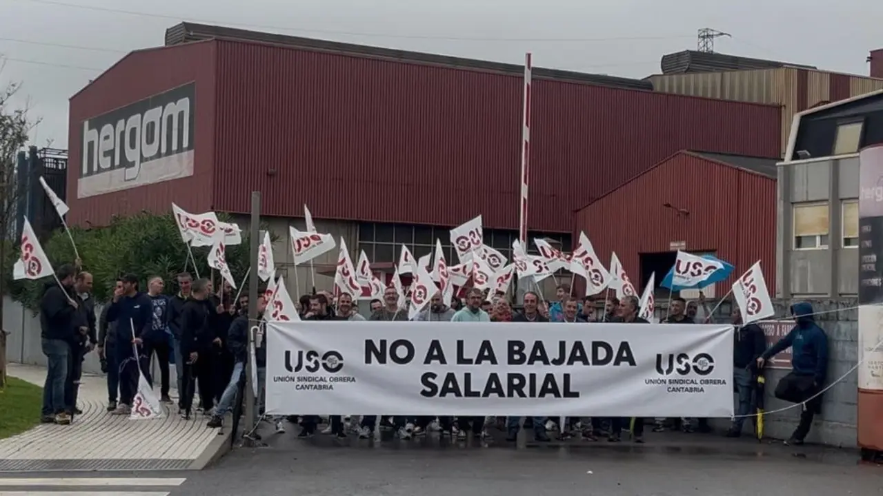 Los 142 trabajadores de Hergom secundan la huelga, seg&uacute;n los sindicatos