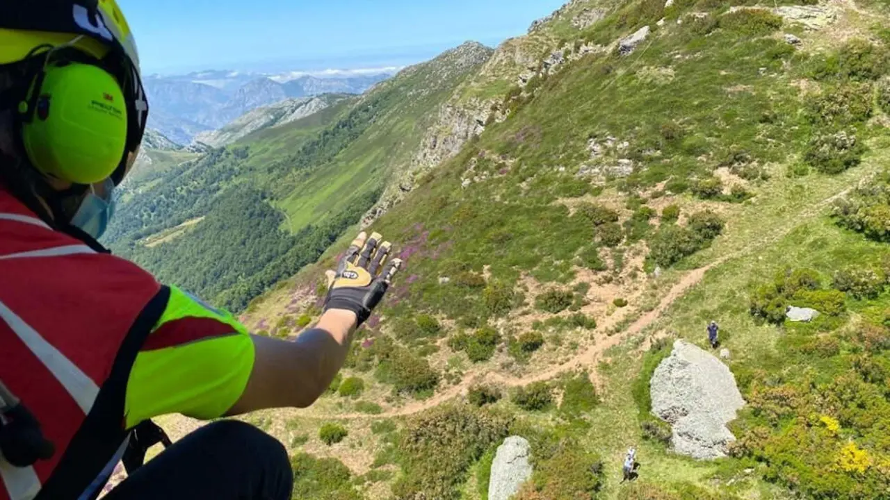 El equipo de intervenci&oacute;n de Protecci&oacute;n Civil del Gobierno de Cantabria