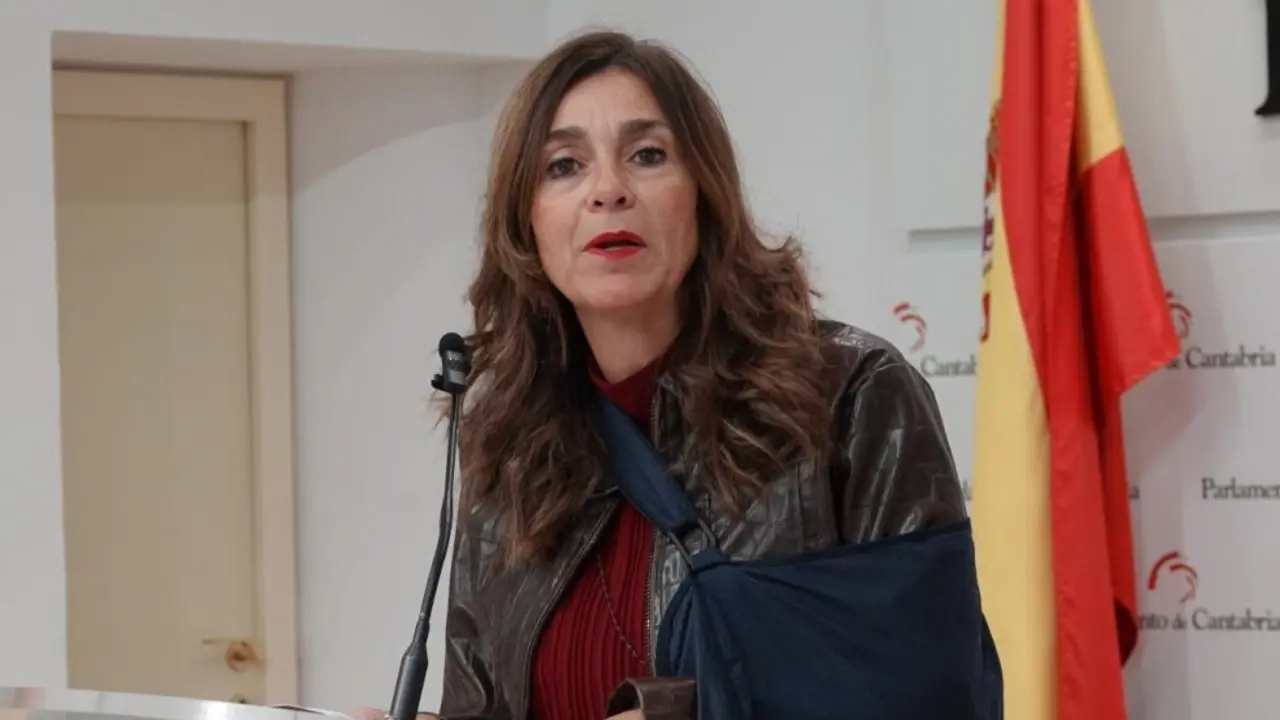 La diputada del PRC Paula Fern&aacute;ndez en rueda de prensa