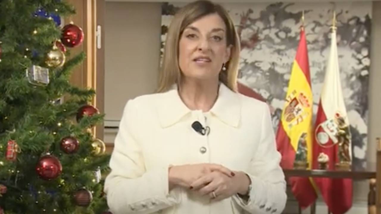 Mensaje de Navidad 2024 de la presidenta de Cantabria, Mar&iacute;a Jos&eacute; S&aacute;enz de Buruaga