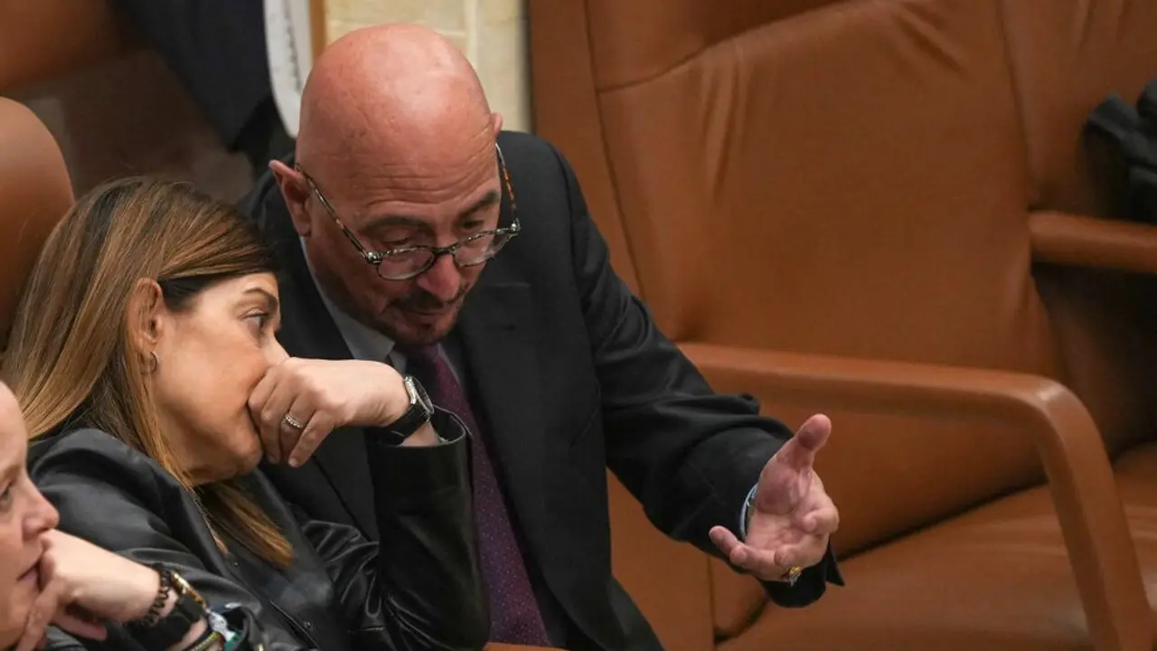 La presidencia del Gobierno, Buruaga, con el consejero de Salud, C&eacute;sar Pascual