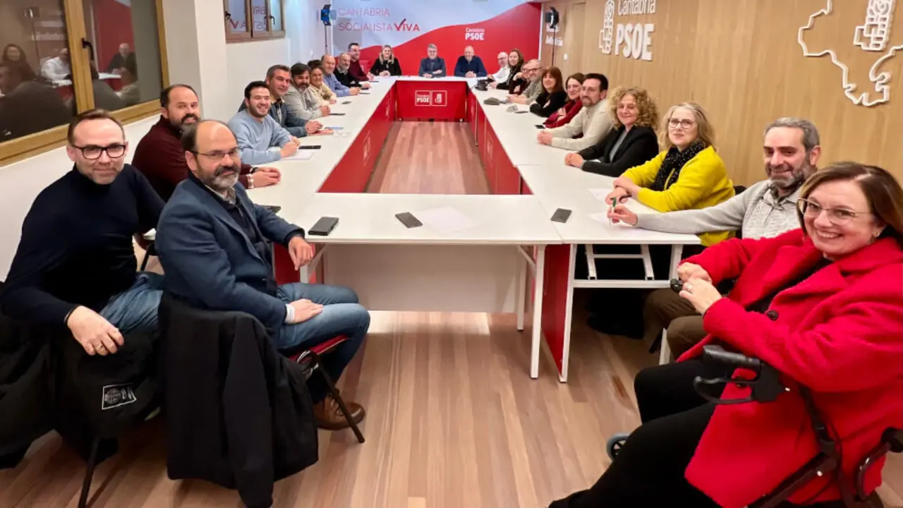 Comisi&oacute;n Ejecutiva Regional del PSOE de Cantabria