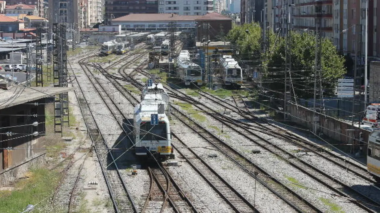 Acceso ferroviario a Santander, donde se va a actuar en el marco de la integraci&oacute;n
