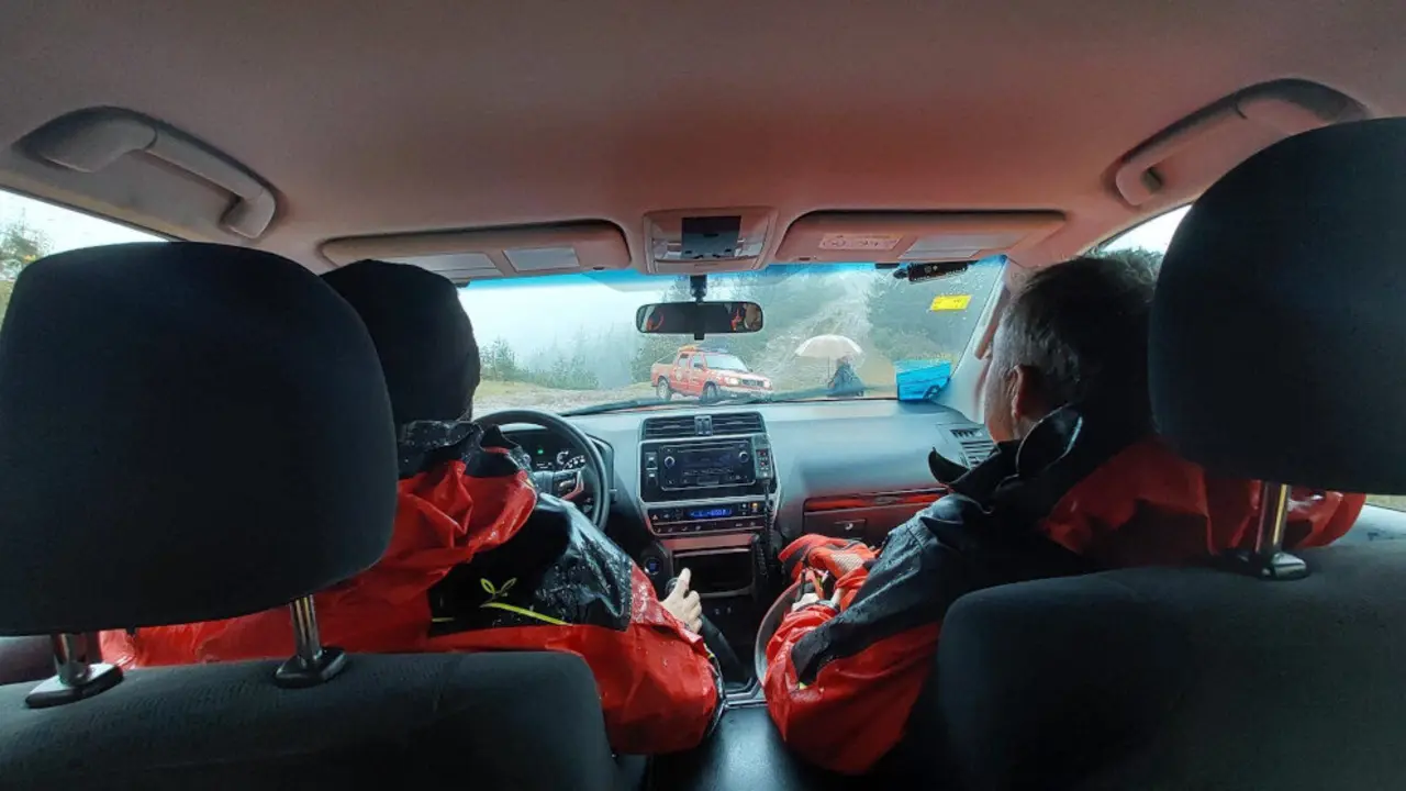 Rescatado un corredor de trail con una lesi&oacute;n en la rodilla en un monte de Los Corrales | Foto- 112 Cantabria