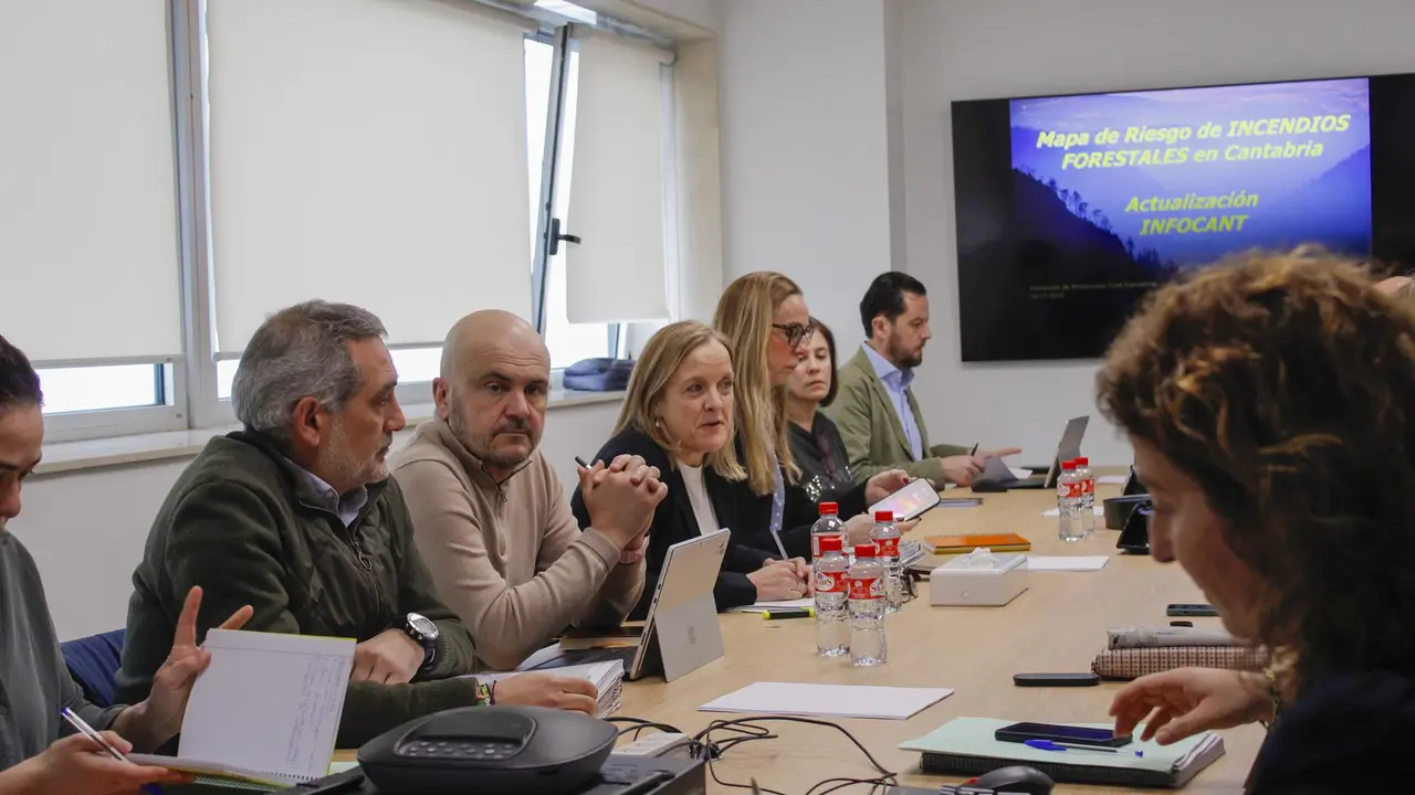 La Consejera De Presidencia, Isabel Urrutia, Preside La Reunión Del Pleno De La Comisión De Protección Civil