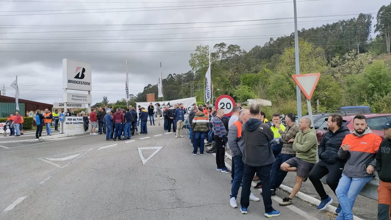 Cuarto día de huelga en Bridgestone