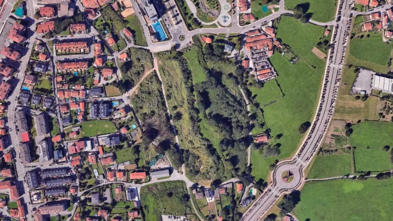 Vista de Torrelavega y el Bulevar Ronda