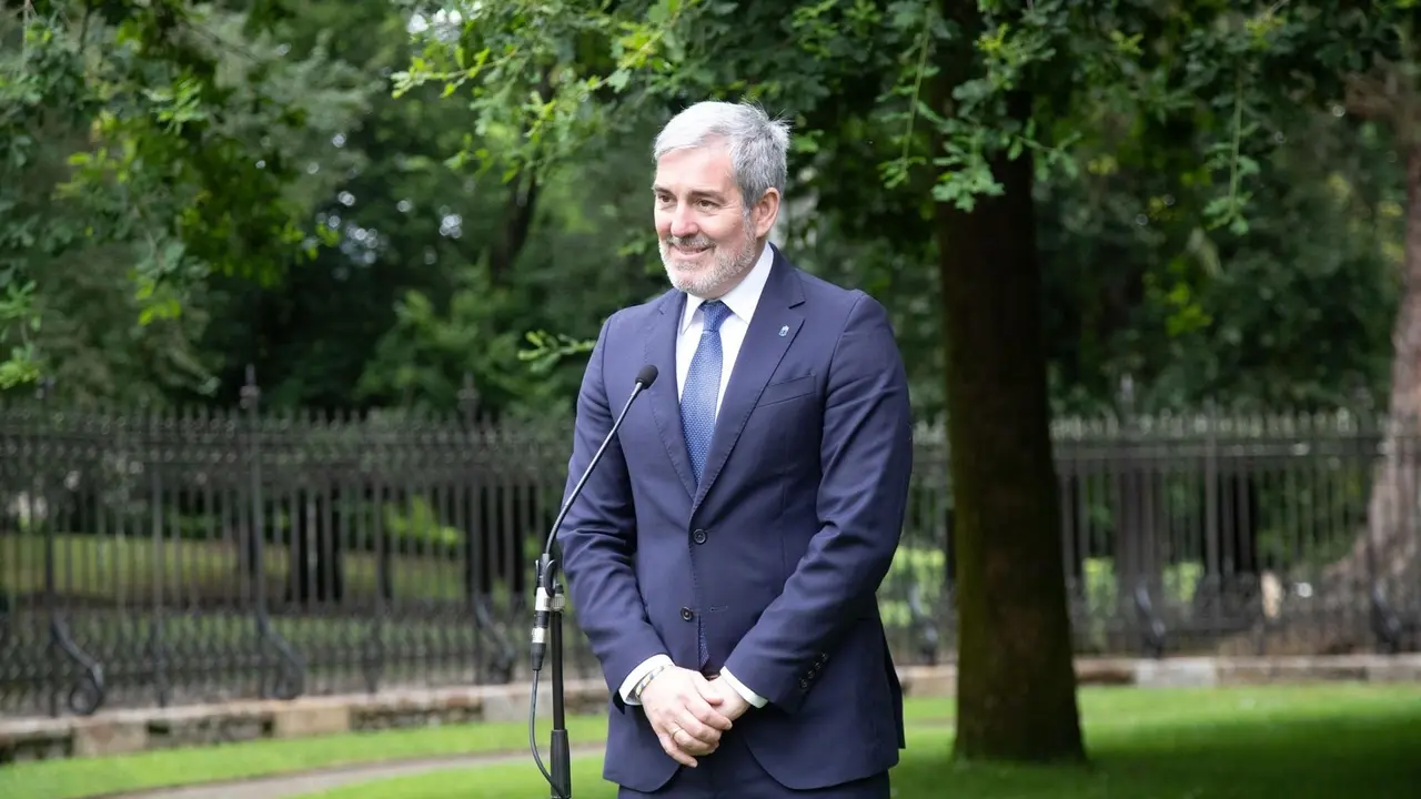 El presidente de Canarias, Fernando Clavijo