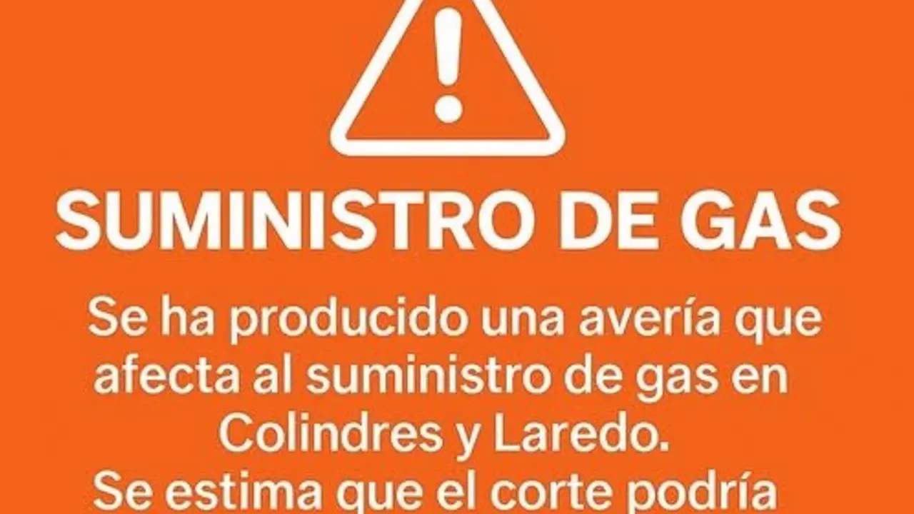 Una aver&iacute;a afecta al suministro de gas en Colindres y Laredo