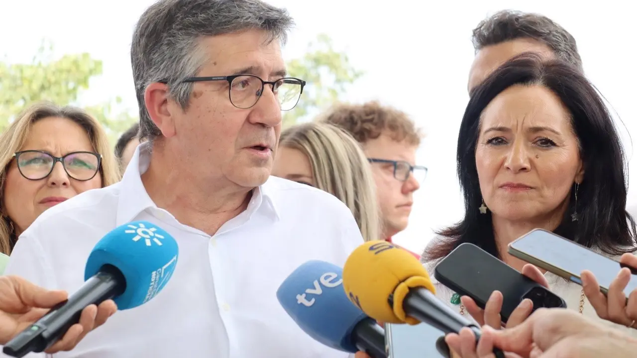 El portavoz del grupo socialista en el Congreso, Patxi López, este domingo en Córdoba 