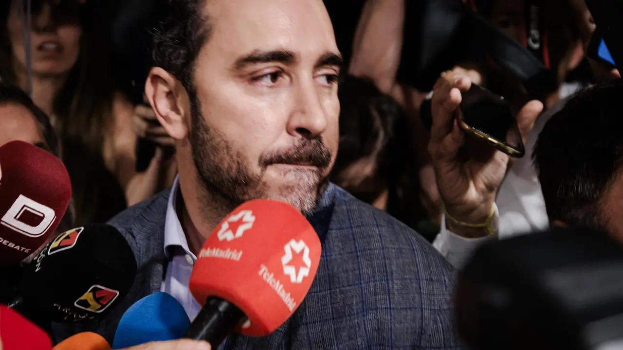 El empresario Víctor de Aldama asiste a la comparecencia de la exmilitante socialista Leire Díez