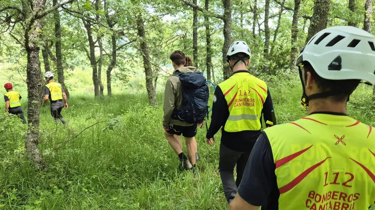 Rescatada una pareja holandesa perdida en Camaleño