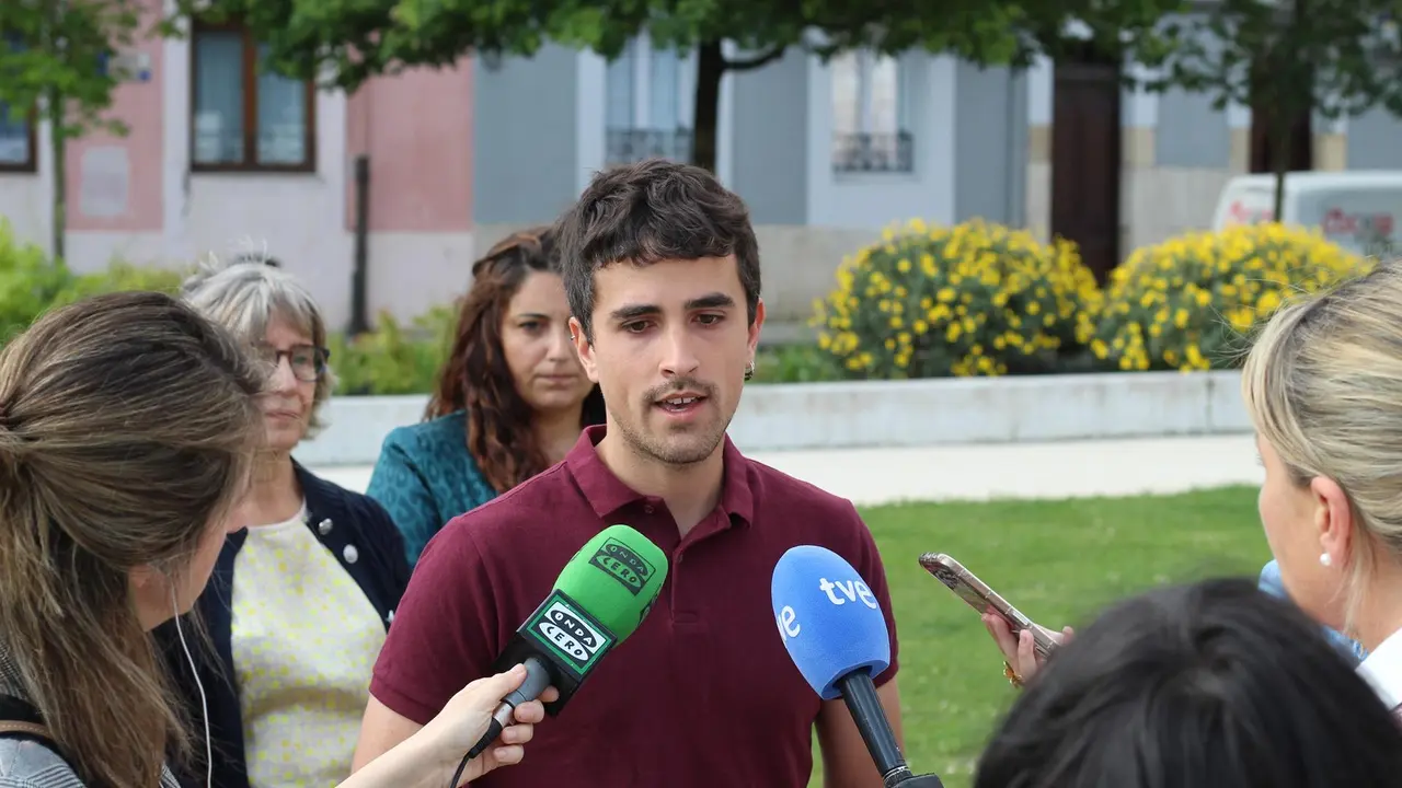 El secretario general de Cantabristas, Paulu Lobete, en declaraciones a los medios