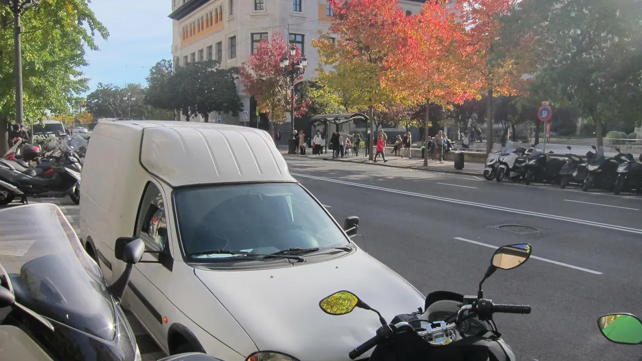 Una calle del centro de Santander