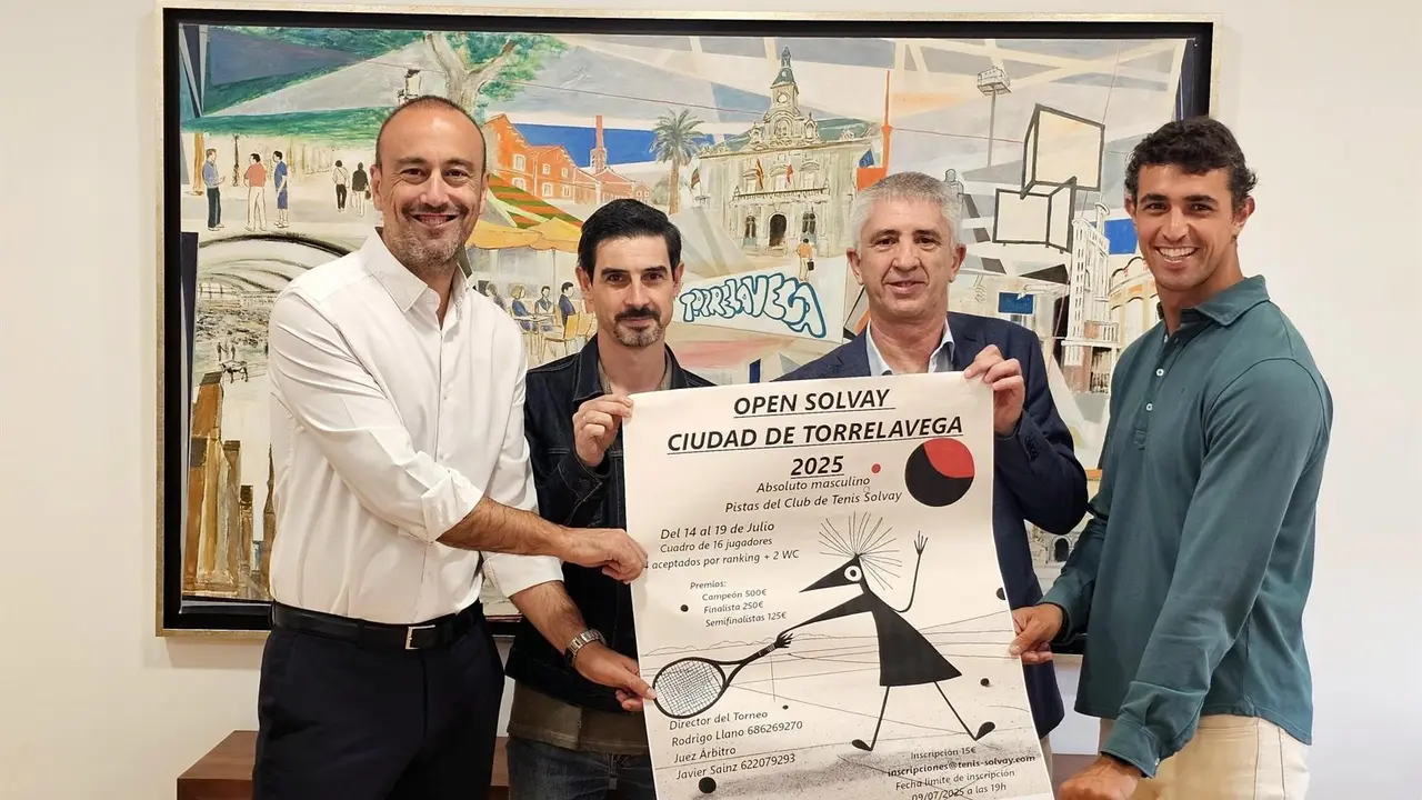 Presentación del Open Solvay Ciudad de Torrelavega 2025
