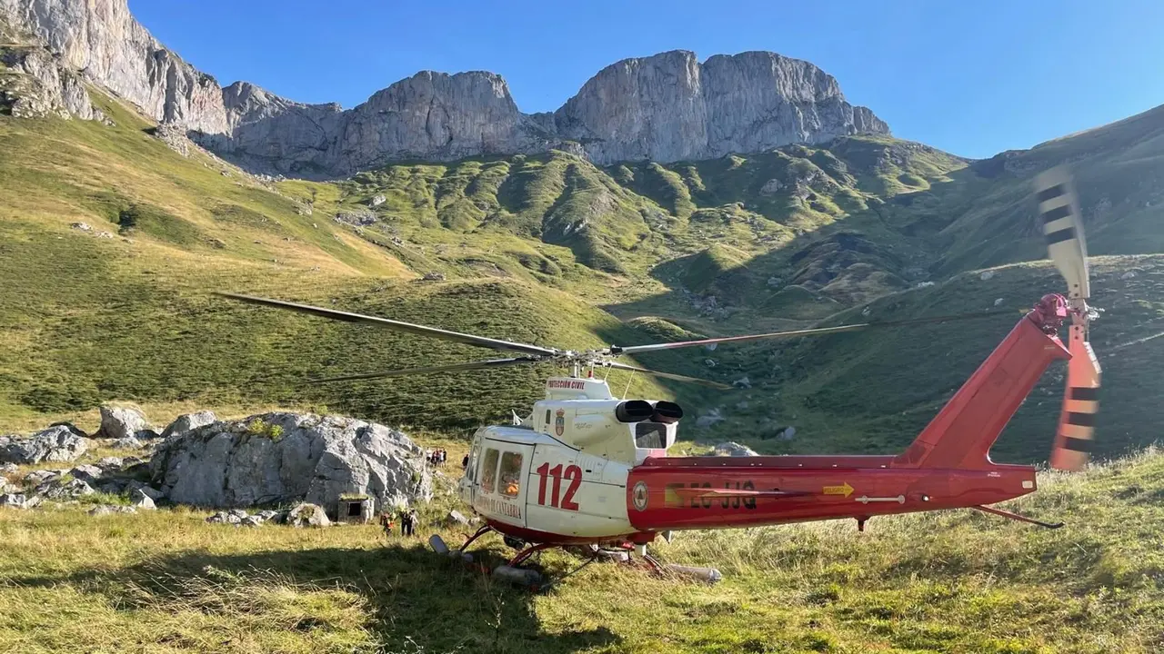 Helicóptero 112 Cantabria
