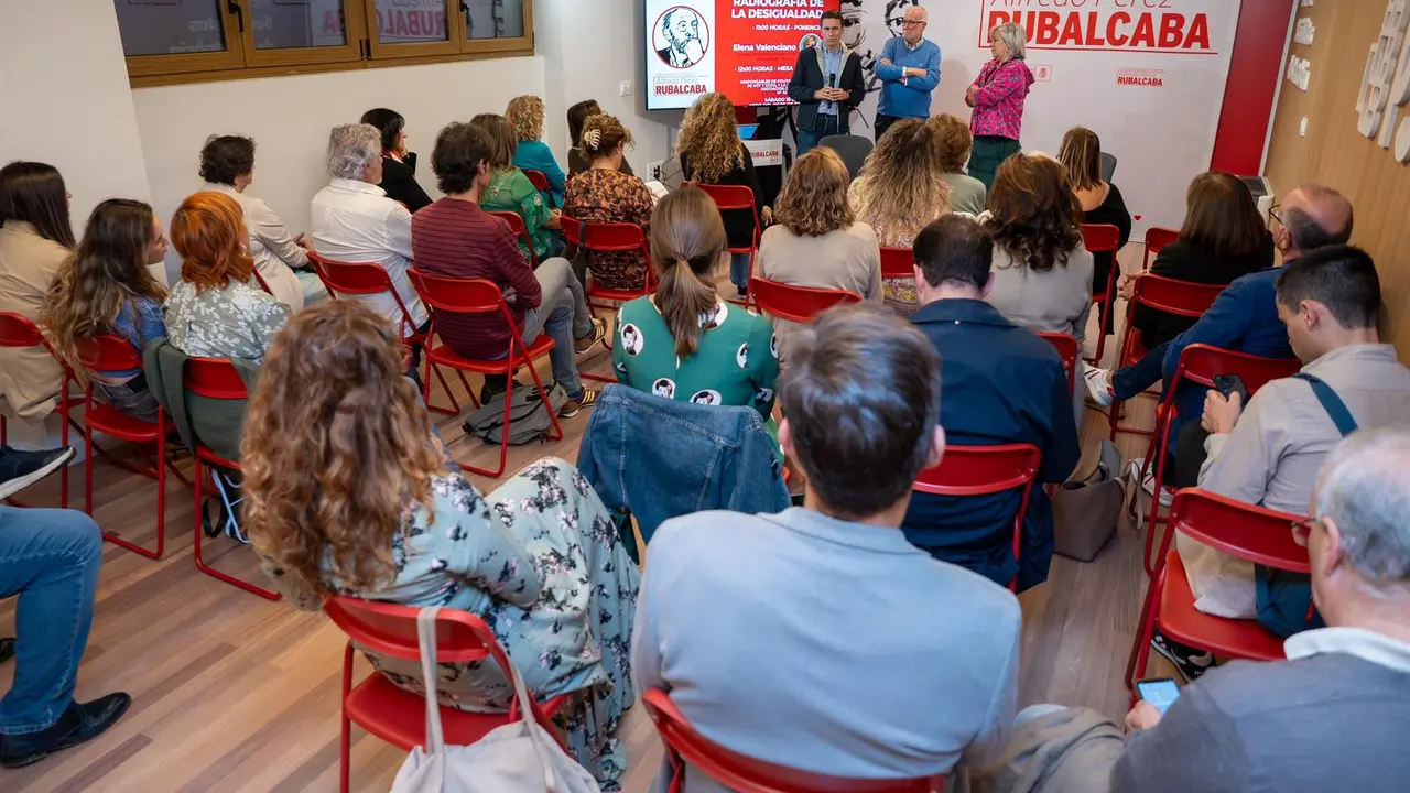Elena Valenciano en la nueva jornada de la escuela de formación Alfredo Pérez Rubalcaba
