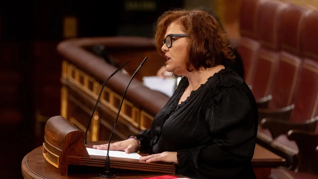 La diputada de Izquierda Unida (IU) Engracia Rivera