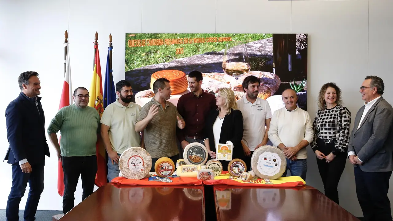 El queso 'Nos Veremos' de Quesería El Pendo gana el oro en los World Cheese Awards