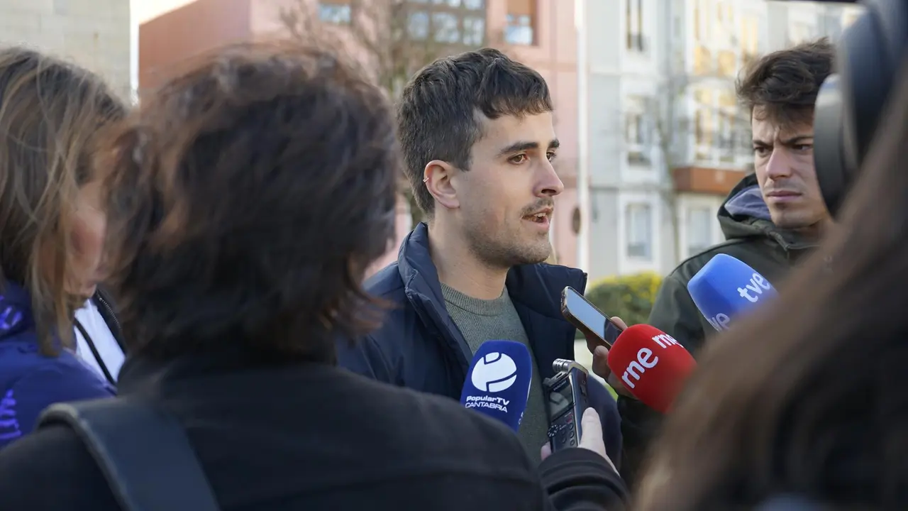 El secretario general de Cantabristas, Paulu Lobete