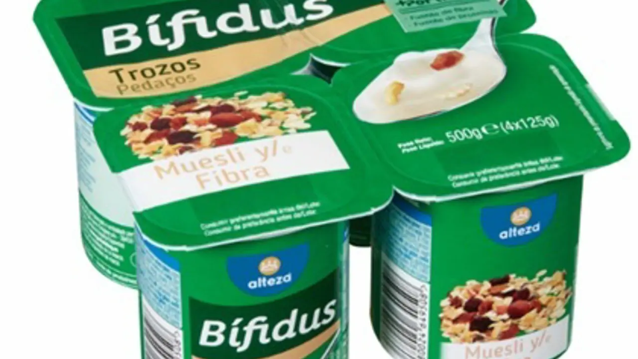 AESAN alerta de presencia de almendra no declarada en el etiquetado de 'Yogur Bífidus Trozos Muesli y Fibra' de alteza
