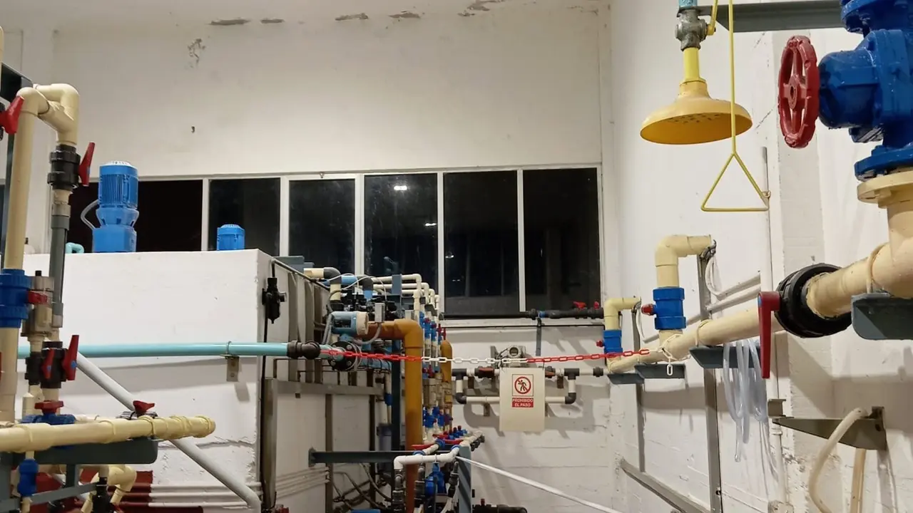 Goteras en la potabilizadora de El Tojo