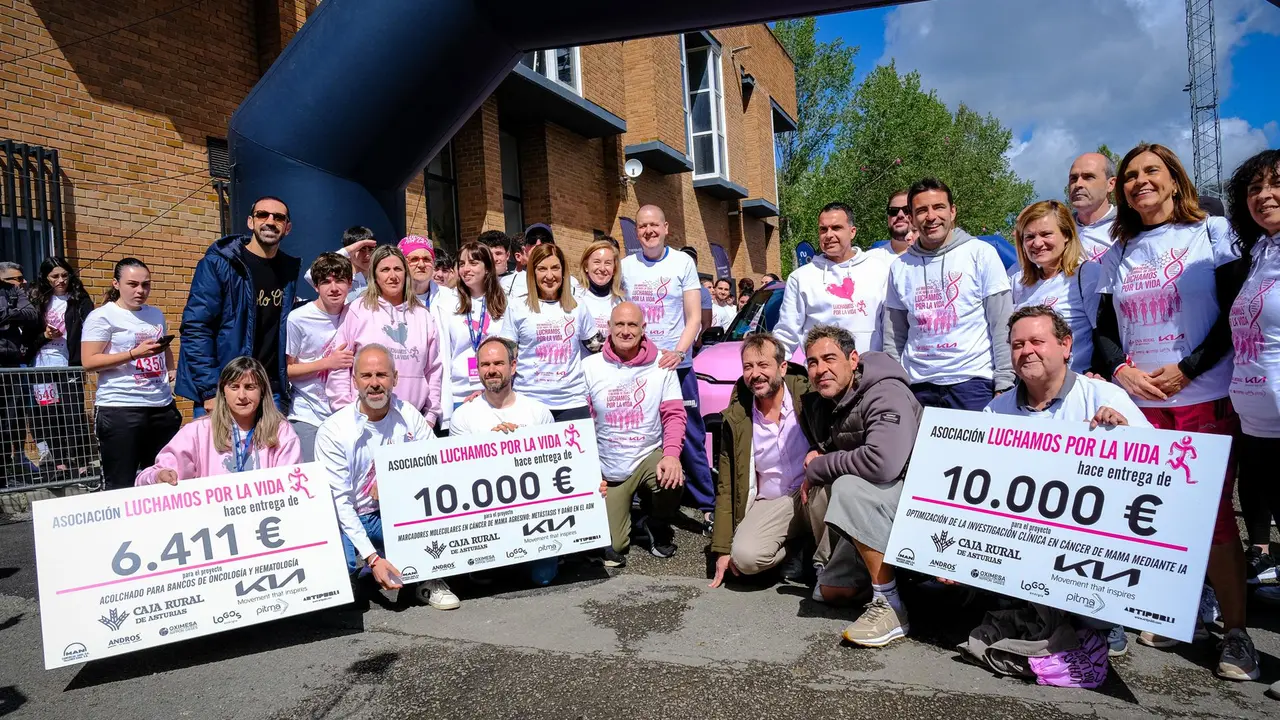 XVI Edición de la Marcha Solidaria Luchamos por la Vida celebrada en Los Corrales
