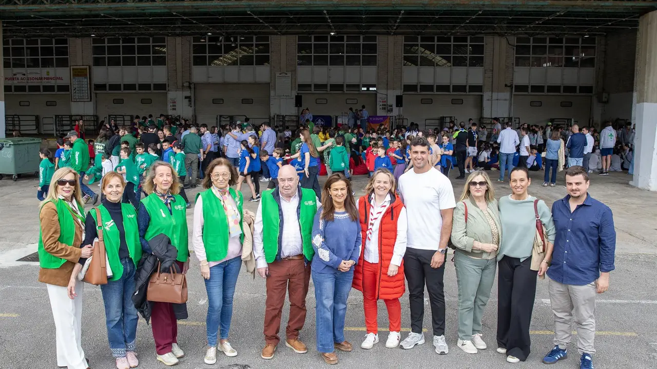 Cerca de 600 jóvenes celebran en Torrelavega San Jorge, patrón de los scouts