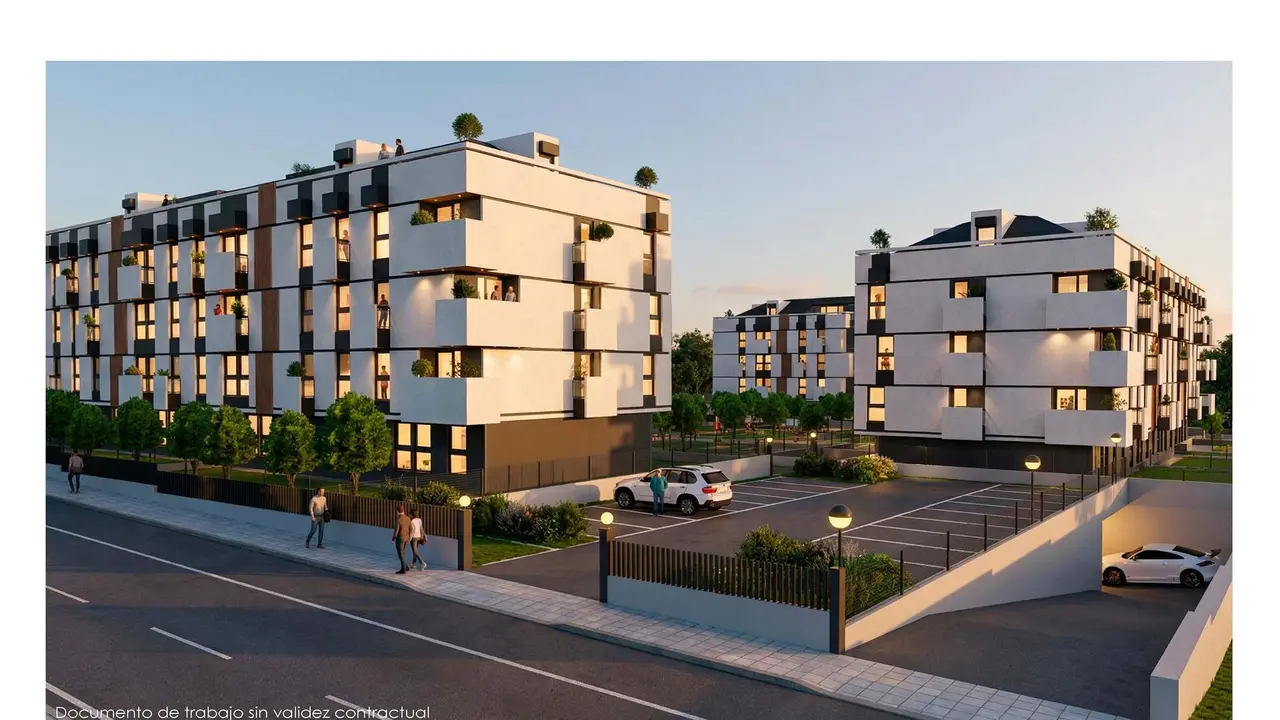 Infografía de las viviendas proyectadas en Suances 