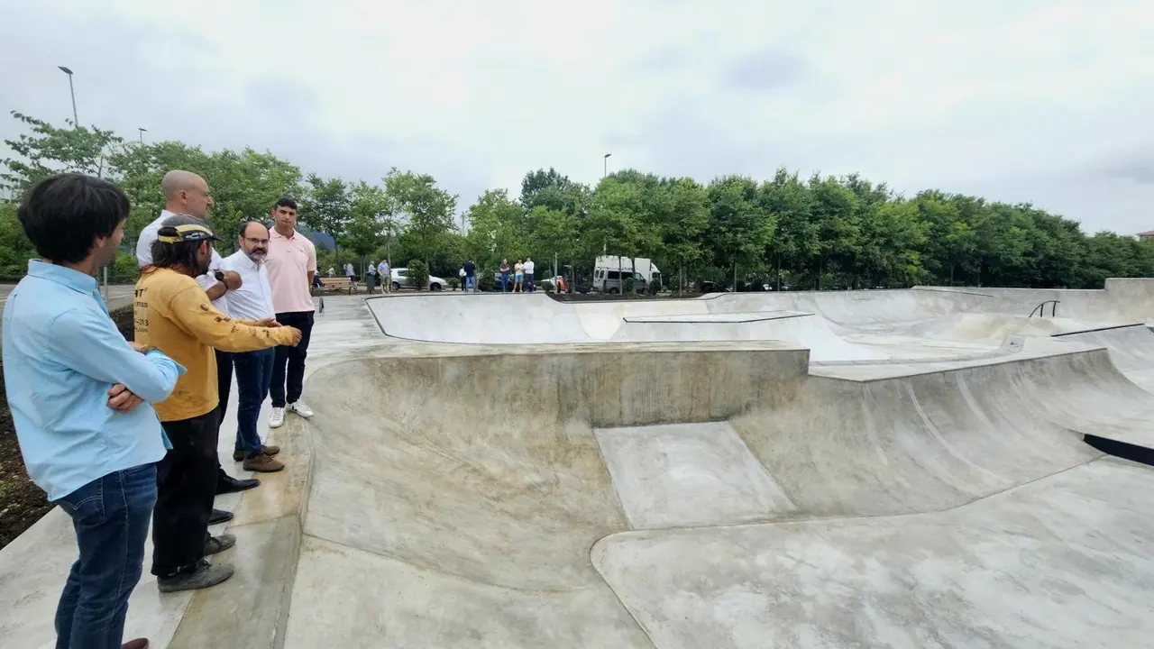 Nuevo skate park junto al pabellón María Pardo en Torrelavega 