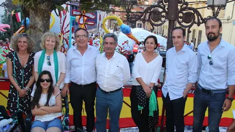 Autoridades gala floral